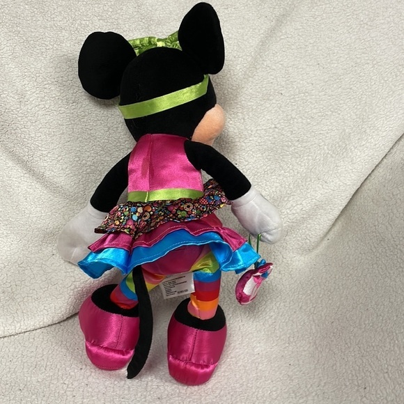 Disney Parks Candy Minnie Mouse Plush, LIKE NEW! Has her own little purse! - Picture 4 of 7